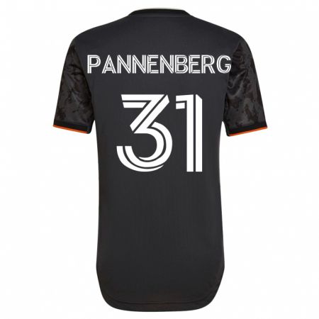 Kandiny Muži Andrew Pannenberg #31 Čierna Dresy Idegenbeli Csapatmez 2023/24 Triĭká