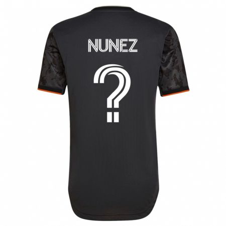 Kandiny Muži José Núñez #0 Čierna Dresy Idegenbeli Csapatmez 2023/24 Triĭká