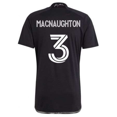 Kandiny Muži Lukas Macnaughton #3 Čierna Dresy Idegenbeli Csapatmez 2023/24 Triĭká