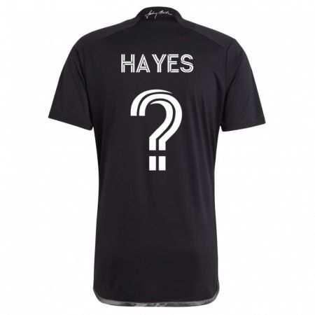 Kandiny Muži Braxton Hayes #0 Čierna Dresy Idegenbeli Csapatmez 2023/24 Triĭká