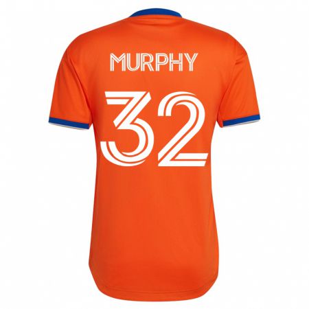 Kandiny Muži Ian Murphy #32 Biely Dresy Idegenbeli Csapatmez 2023/24 Triĭká