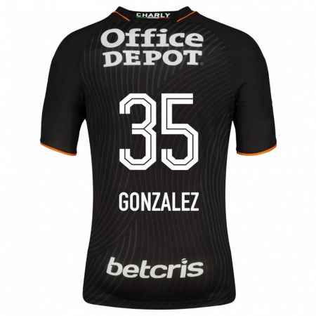 Kandiny Muži Bryan González #35 Čierna Dresy Idegenbeli Csapatmez 2023/24 Triĭká