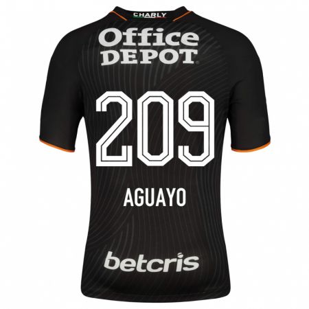 Kandiny Muži Sergio Aguayo #209 Čierna Dresy Idegenbeli Csapatmez 2023/24 Triĭká