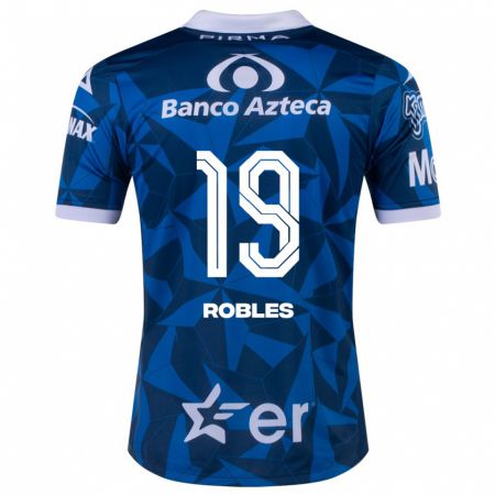 Kandiny Muži Ángel Robles #19 Modrá Dresy Idegenbeli Csapatmez 2023/24 Triĭká