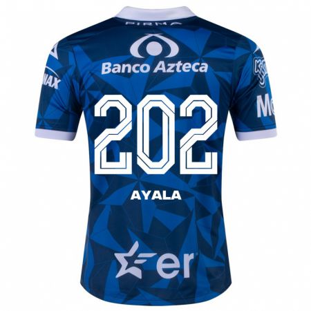 Kandiny Muži Diego Ayala #202 Modrá Dresy Idegenbeli Csapatmez 2023/24 Triĭká