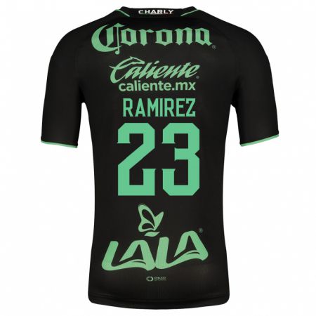 Kandiny Muži Alexxandra Ramírez #23 Čierna Dresy Idegenbeli Csapatmez 2023/24 Triĭká