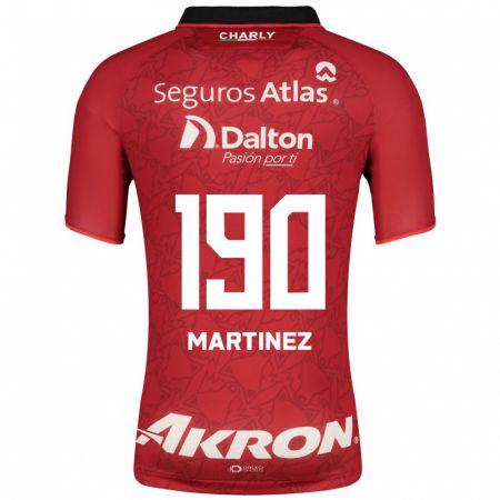 Kandiny Muži Luis Carlos Martínez #190 Červená Dresy Idegenbeli Csapatmez 2023/24 Triĭká