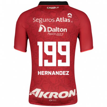 Kandiny Muži Sergio Hernández #199 Červená Dresy Idegenbeli Csapatmez 2023/24 Triĭká