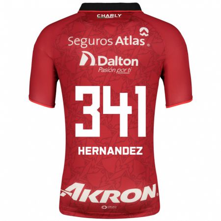 Kandiny Muži Leonardo Hernández #341 Červená Dresy Idegenbeli Csapatmez 2023/24 Triĭká