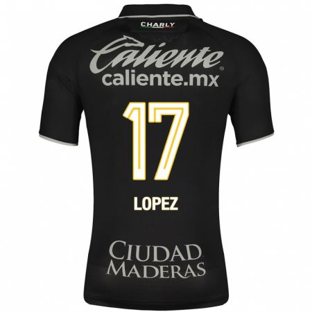 Kandiny Muži Nicolás López #17 Čierna Dresy Idegenbeli Csapatmez 2023/24 Triĭká