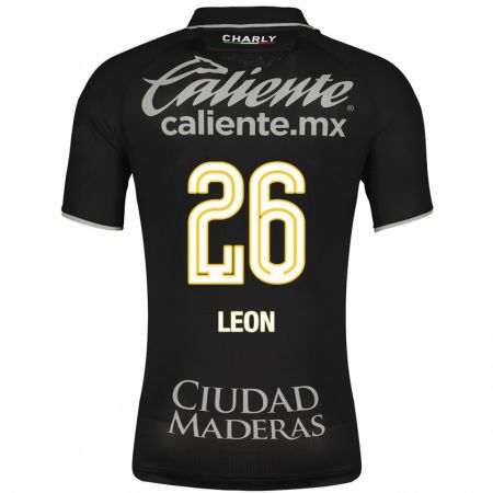 Kandiny Muži Armando León #26 Čierna Dresy Idegenbeli Csapatmez 2023/24 Triĭká