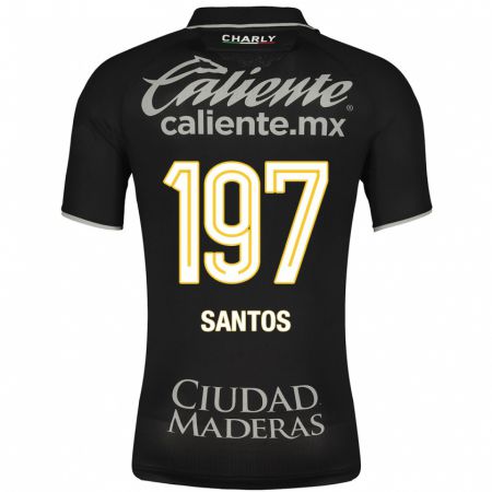 Kandiny Muži Sebastián Santos #197 Čierna Dresy Idegenbeli Csapatmez 2023/24 Triĭká