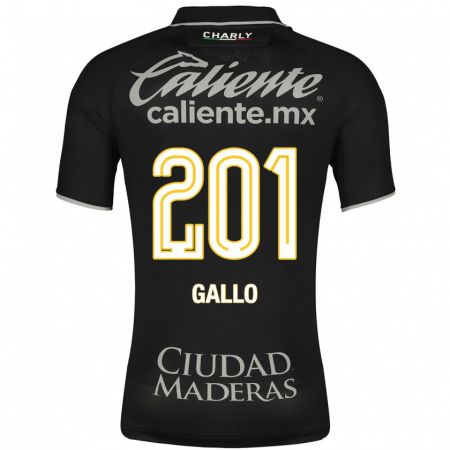 Kandiny Muži Andrés Gallo #201 Čierna Dresy Idegenbeli Csapatmez 2023/24 Triĭká