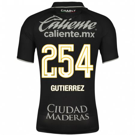 Kandiny Muži Alan Gutiérrez #254 Čierna Dresy Idegenbeli Csapatmez 2023/24 Triĭká