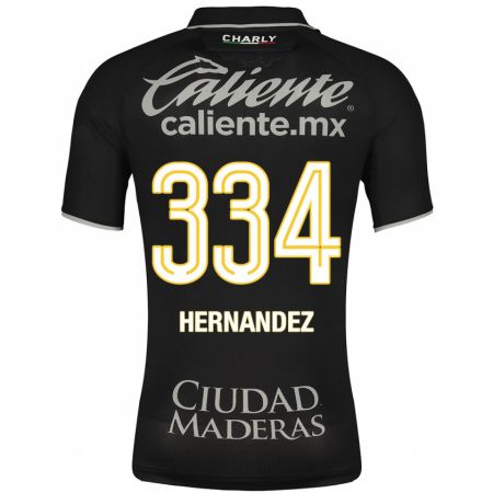 Kandiny Muži Alan Hernández #334 Čierna Dresy Idegenbeli Csapatmez 2023/24 Triĭká