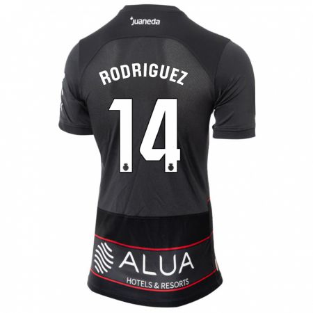 Kandiny Muži Diego Rodríguez #14 Čierna Dresy Idegenbeli Csapatmez 2023/24 Triĭká