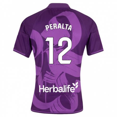 Kandiny Muži Fernando Peralta #12 Fialový Dresy Idegenbeli Csapatmez 2023/24 Triĭká