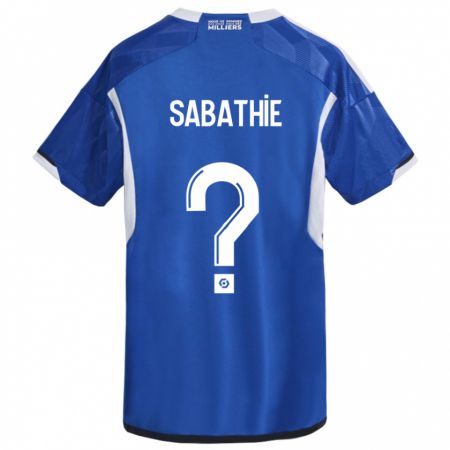 Kandiny Ženy Gabin Sabathié #0 Modrá Dresy Hazai Csapatmez 2023/24 Triĭká