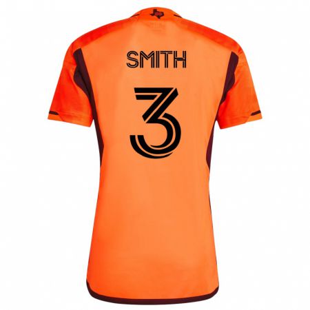 Kandiny Ženy Brad Smith #3 Oranžová Dresy Hazai Csapatmez 2023/24 Triĭká