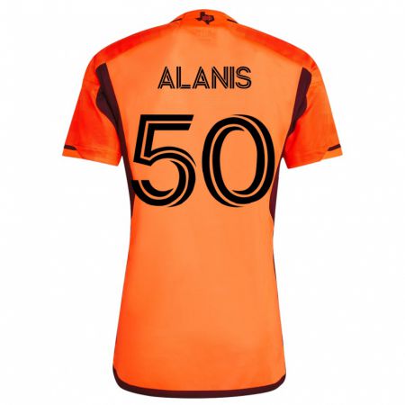 Kandiny Ženy Brian Alanis #50 Oranžová Dresy Hazai Csapatmez 2023/24 Triĭká