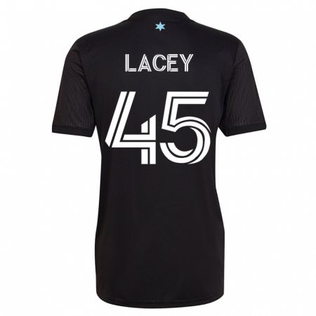 Kandiny Ženy Kameron Lacey #45 Čierna Dresy Hazai Csapatmez 2023/24 Triĭká