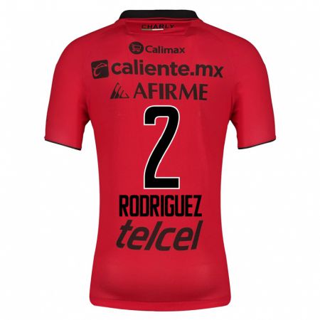 Kandiny Ženy Antonio Rodríguez #2 Červená Dresy Hazai Csapatmez 2023/24 Triĭká