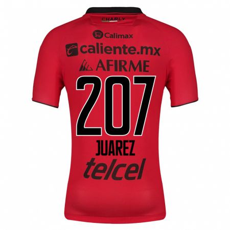 Kandiny Ženy José Juárez #207 Červená Dresy Hazai Csapatmez 2023/24 Triĭká