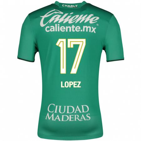 Kandiny Ženy Nicolás López #17 Zelená Dresy Hazai Csapatmez 2023/24 Triĭká