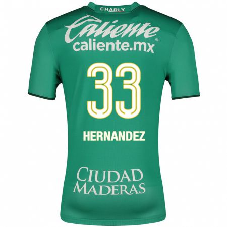 Kandiny Ženy Pedro Hernández #33 Zelená Dresy Hazai Csapatmez 2023/24 Triĭká