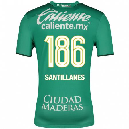 Kandiny Ženy Antonio Santillanes #186 Zelená Dresy Hazai Csapatmez 2023/24 Triĭká