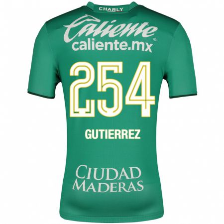 Kandiny Ženy Alan Gutiérrez #254 Zelená Dresy Hazai Csapatmez 2023/24 Triĭká