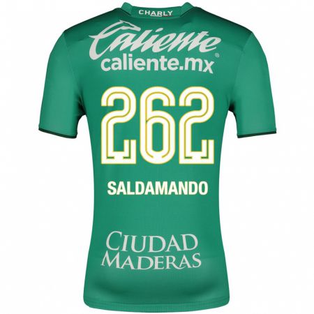 Kandiny Ženy José Saldamando #262 Zelená Dresy Hazai Csapatmez 2023/24 Triĭká