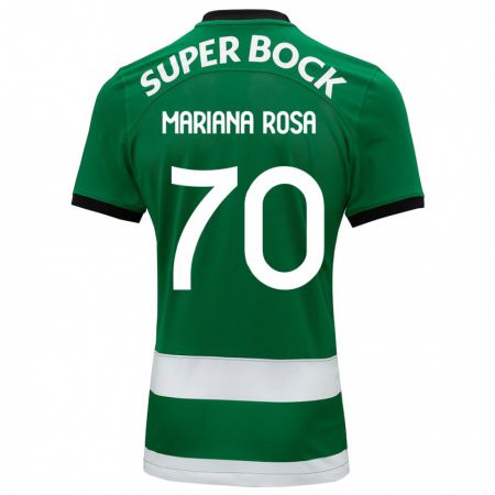 Kandiny Ženy Mariana Silva Pinto Vilaça Da Rosa #70 Zelená Dresy Hazai Csapatmez 2023/24 Triĭká