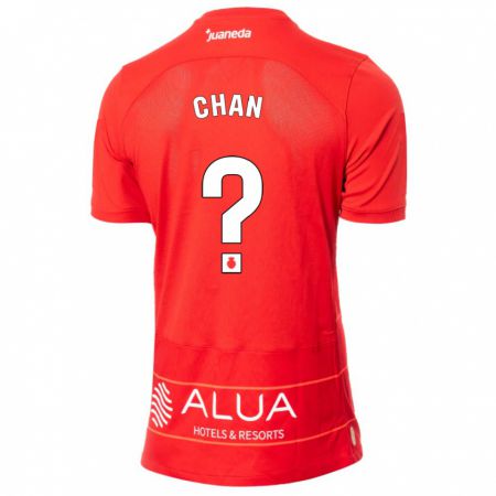 Kandiny Ženy Loïc Chan #0 Červená Dresy Hazai Csapatmez 2023/24 Triĭká