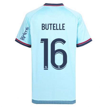 Kandiny Ženy Ludovic Butelle #16 Modrá Obloha Dresy Idegenbeli Csapatmez 2023/24 Triĭká