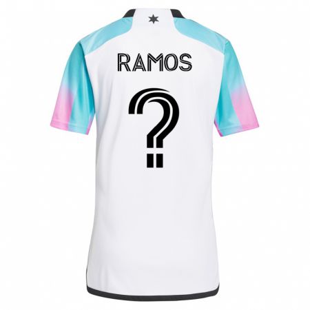 Kandiny Ženy Jason Ramos #0 Biely Dresy Idegenbeli Csapatmez 2023/24 Triĭká