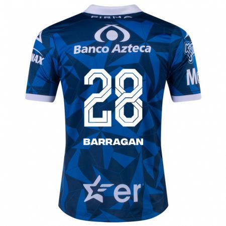 Kandiny Ženy Martín Barragán #28 Modrá Dresy Idegenbeli Csapatmez 2023/24 Triĭká