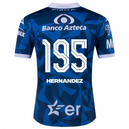 Kandiny Ženy Daniel Hernández #195 Modrá Dresy Idegenbeli Csapatmez 2023/24 Triĭká