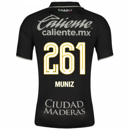 Kandiny Ženy César Muñiz #261 Čierna Dresy Idegenbeli Csapatmez 2023/24 Triĭká
