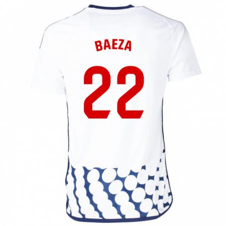 Kandiny Ženy Miguel Baeza #22 Biely Dresy Idegenbeli Csapatmez 2023/24 Triĭká