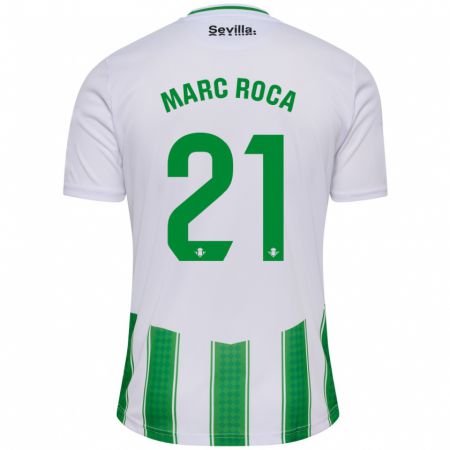 Kandiny Deti Marc Roca #21 Biely Dresy Hazai Csapatmez 2023/24 Triĭká