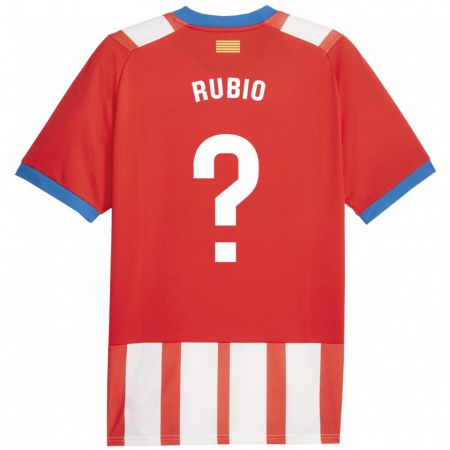 Kandiny Deti Albert Rubio #0 Červená Biela Dresy Hazai Csapatmez 2023/24 Triĭká