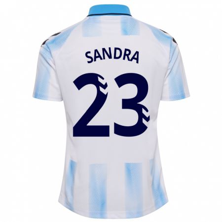 Kandiny Deti Sandra #23 Biela Modrá Dresy Hazai Csapatmez 2023/24 Triĭká