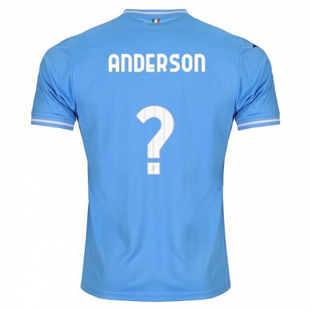 Kandiny Deti André Anderson #0 Modrá Dresy Hazai Csapatmez 2023/24 Triĭká