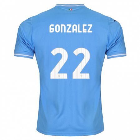Kandiny Deti Diego González #22 Modrá Dresy Hazai Csapatmez 2023/24 Triĭká