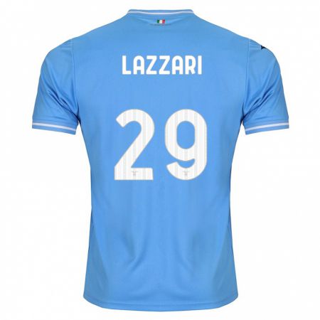 Kandiny Deti Manuel Lazzari #29 Modrá Dresy Hazai Csapatmez 2023/24 Triĭká