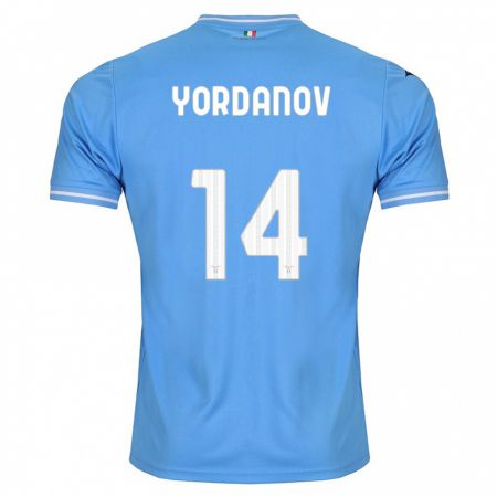 Kandiny Deti Damyan Yordanov #14 Modrá Dresy Hazai Csapatmez 2023/24 Triĭká