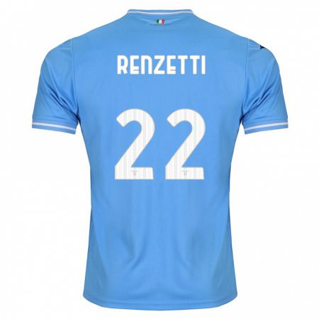 Kandiny Deti Davide Renzetti #22 Modrá Dresy Hazai Csapatmez 2023/24 Triĭká