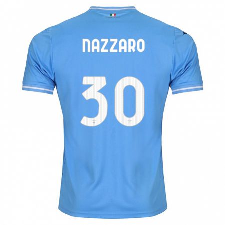 Kandiny Deti Marco Nazzaro #30 Modrá Dresy Hazai Csapatmez 2023/24 Triĭká