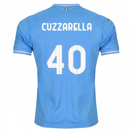 Kandiny Deti Cristian Cuzzarella #40 Modrá Dresy Hazai Csapatmez 2023/24 Triĭká